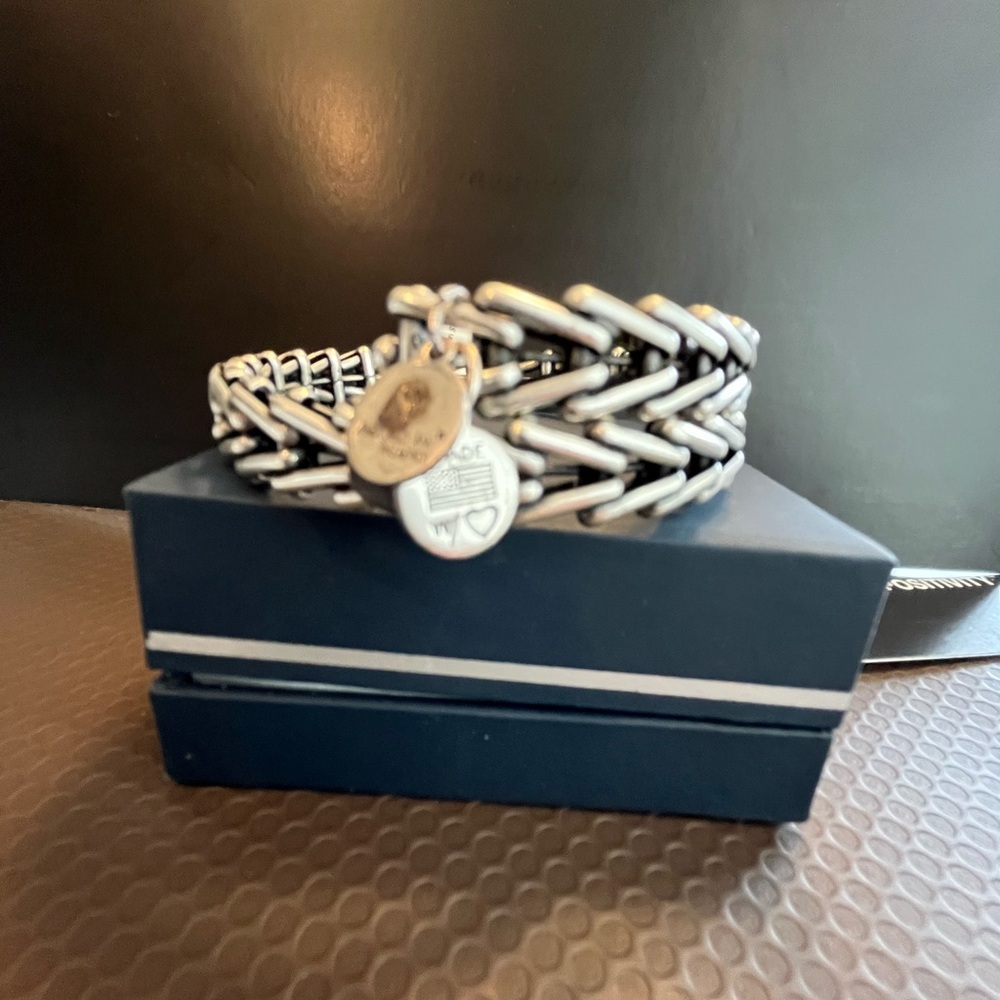 Alex & Ani Silver Gypsy 66 Wrap Bracelet